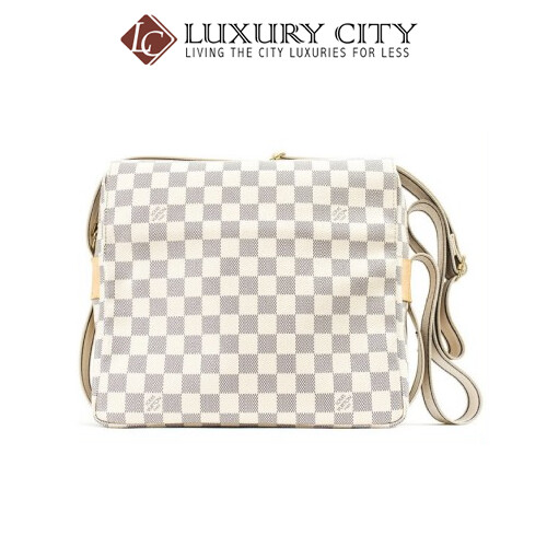 [Luxury City] Preloved Authentic Louis Vuitton Naviglio Damier Azur Crossbody