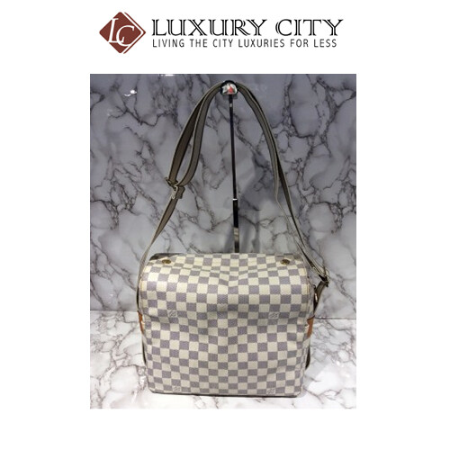 [Luxury City] Preloved Authentic Louis Vuitton Naviglio Damier Azur Crossbody