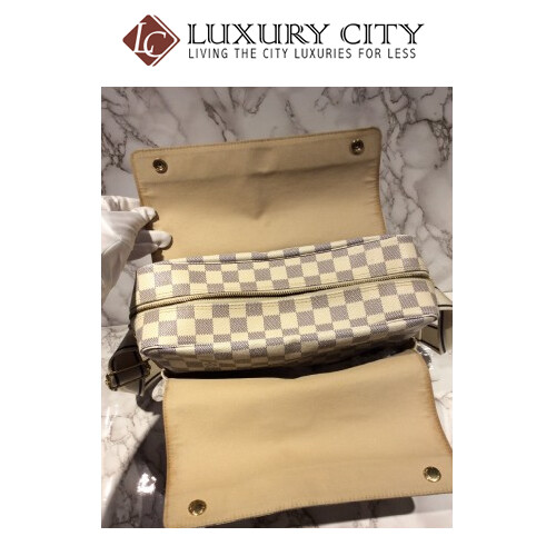 [Luxury City] Preloved Authentic Louis Vuitton Naviglio Damier Azur Crossbody