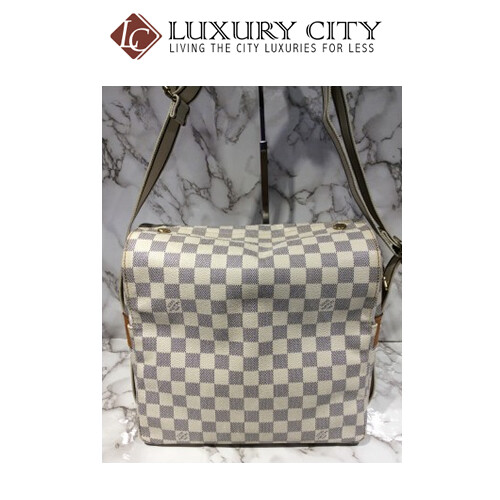 [Luxury City] Preloved Authentic Louis Vuitton Naviglio Damier Azur Crossbody