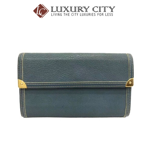 [Luxury City] Preloved Authentic Louis Vuitton Leather Long Wallet