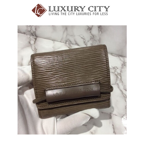 [Luxury City] Preloved Authentic Louis Vuitton EPI Leather Small Wallet