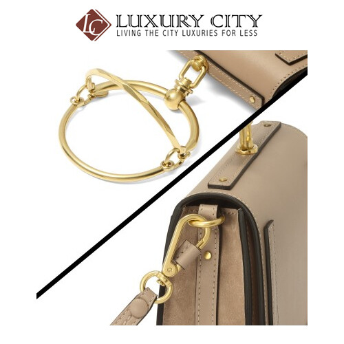 [Luxury City] Chloe Bag Lady Shoulder Handbag Small Nile Chloe-C17US301 (Beige)