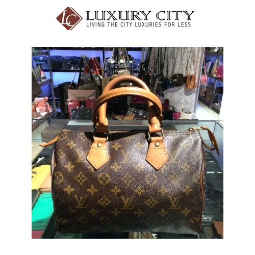 [Luxury City] Preloved Authentic Louis Vuitton Monogram Speedy 25 Handbag