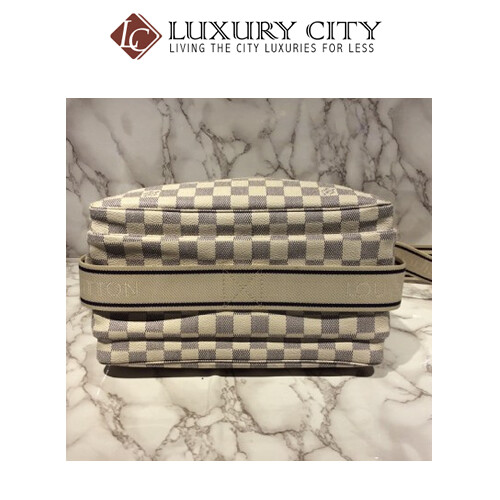 [Luxury City] Preloved Authentic Louis Vuitton Naviglio Damier Azur Crossbody