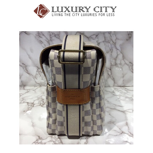 [Luxury City] Preloved Authentic Louis Vuitton Naviglio Damier Azur Crossbody