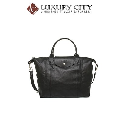 [Luxury City] Longchamp Le Pliage Cuir Top-Handle M