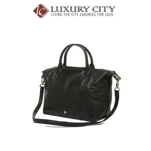 [Luxury City] Longchamp Le Pliage Cuir Top-Handle M