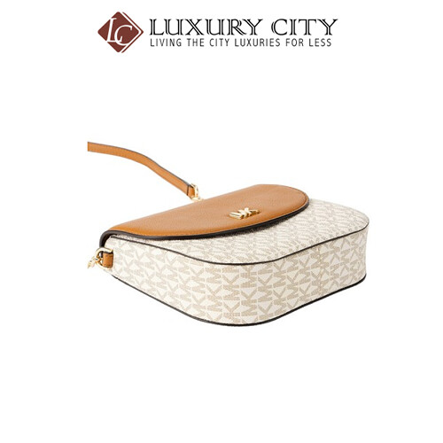 [Luxury City] Michael Kors Mott Logo Half Dome Crossbody MMK-32S8GF5C0B