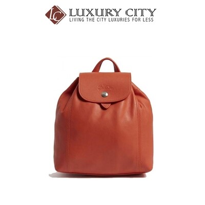 [Luxury City] Longchamp Le Pliage Cuir Backpack XS