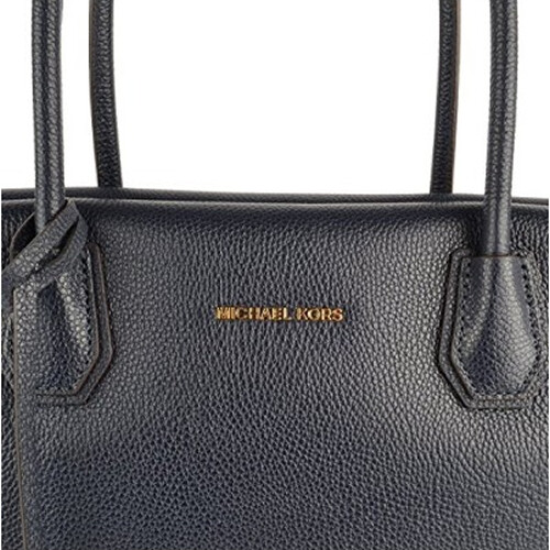 [Luxury City] Michael Kors 30H6SM9S3L Large Mercer Pebbled Satchel - Admiral
