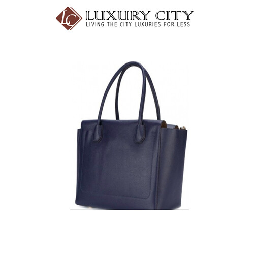 [Luxury City] Michael Kors 30H6SM9S3L Large Mercer Pebbled Satchel - Admiral