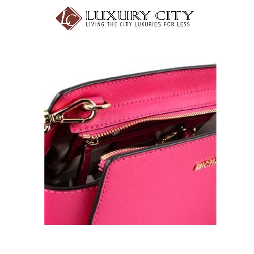 [Luxury City] Michael Kors Crossbody Pink Calfskin Leather MK-30T3GLMM2L564
