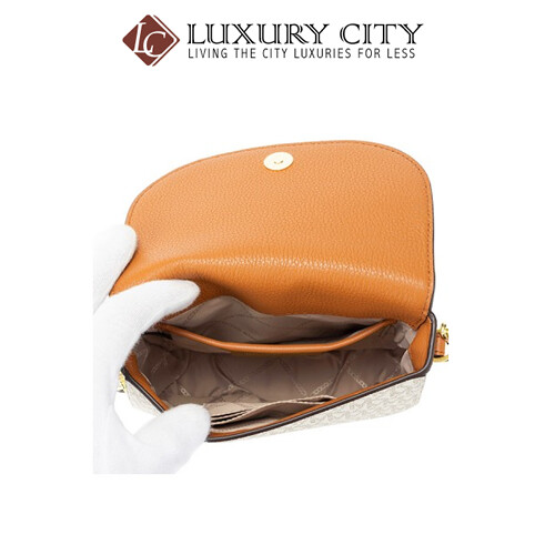 [Luxury City] Michael Kors Mott Logo Half Dome Crossbody MMK-32S8GF5C0B