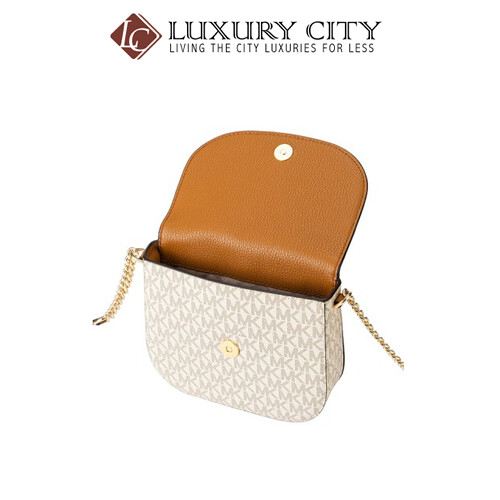 [Luxury City] Michael Kors Mott Logo Half Dome Crossbody MMK-32S8GF5C0B