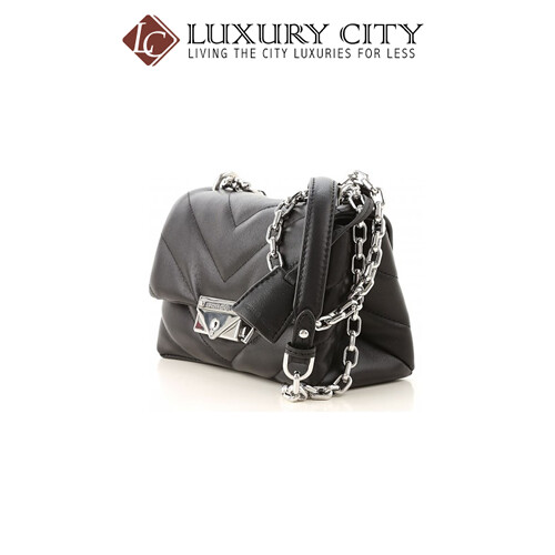 [Luxury City] MichaelI Kors Cece Extra-Small Quilted Leather Crossbody Bag Black MMK-32T9S0EC1L