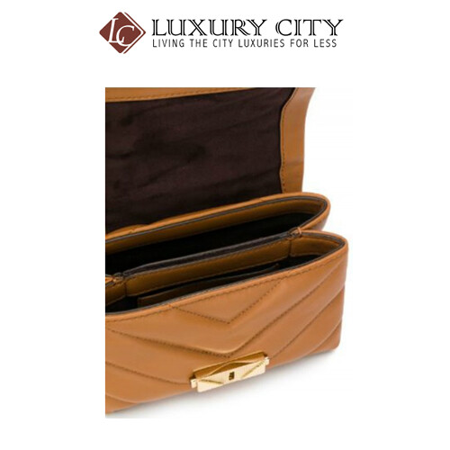 [Luxury City] Michael Kors Camel Leather Extra Small Cece Crossbody Bag Brown MichaelKors-32T9G0EC1L
