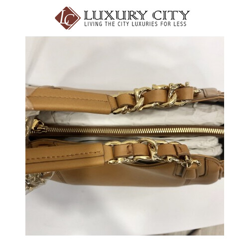 [Luxury City] Salvatore Ferragamo Camel Colour Shoulder Carry Bag 609280