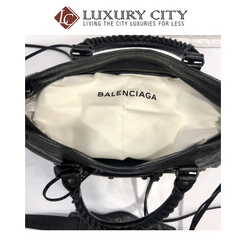 [Luxury City] Balenciaga Women&#39;s Black Handbag