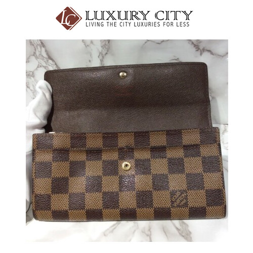 [Luxury City] Preloved Authentic Louis Vuitton Damier Long Wallet