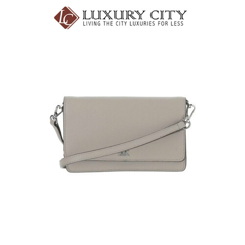 [Luxury City] Michael Kors Pebbled Leather Convertible Crossbody Bag Grey Michael Kors-32T8SF5C1L