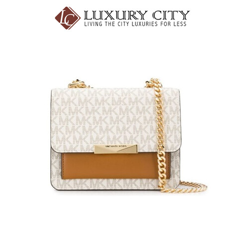 [Luxury City] Michael Kors Jade Extra-Small Logo Crossbody Bag Brown MichaelKors-32T9GJ4C0B