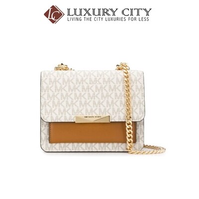 [Luxury City] Michael Kors Jade Extra-Small Logo Crossbody Bag Brown MichaelKors-32T9GJ4C0B