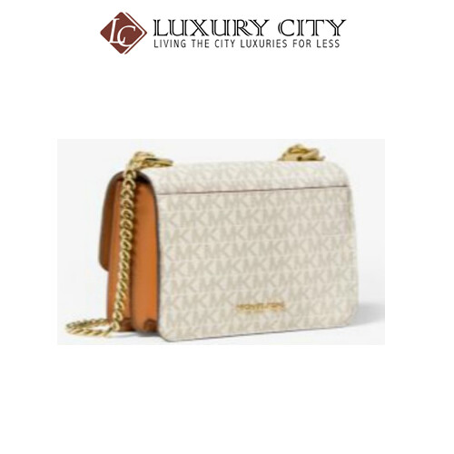 [Luxury City] Michael Kors Jade Extra-Small Logo Crossbody Bag Brown MichaelKors-32T9GJ4C0B