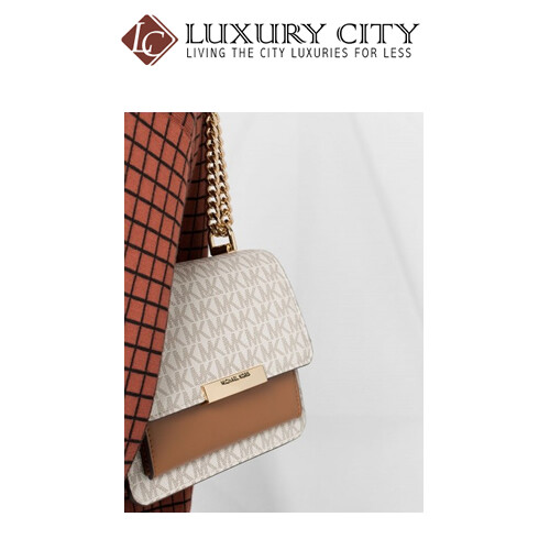 [Luxury City] Michael Kors Jade Extra-Small Logo Crossbody Bag Brown MichaelKors-32T9GJ4C0B