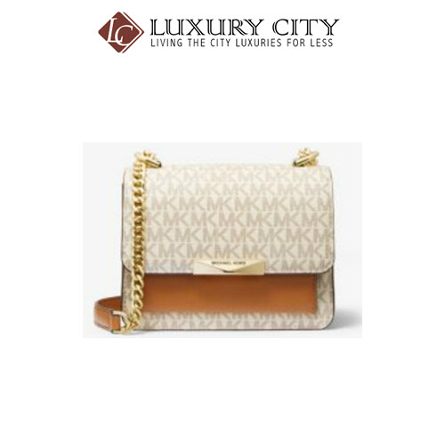 [Luxury City] Michael Kors Jade Extra-Small Logo Crossbody Bag Brown MichaelKors-32T9GJ4C0B