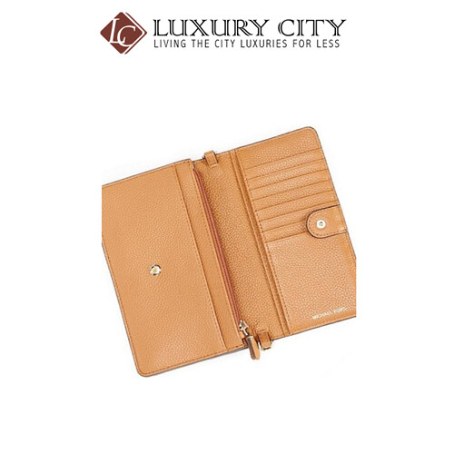 [Luxury City] Michael Kors Logo And Leather Convertible Crossbody Bag White/Cream MK-32T9GF5C0L