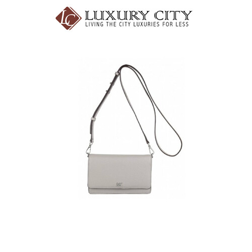 [Luxury City] Michael Kors Pebbled Leather Convertible Crossbody Bag Grey Michael Kors-32T8SF5C1L