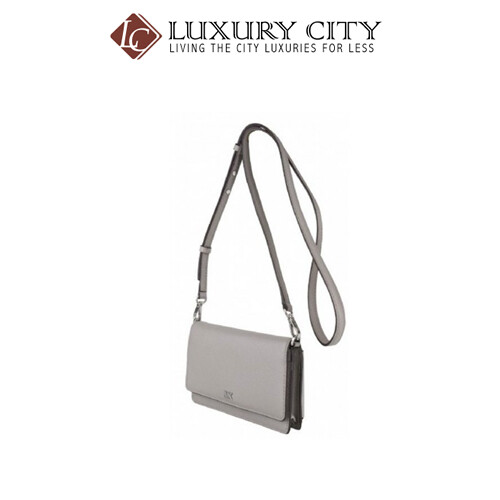 [Luxury City] Michael Kors Pebbled Leather Convertible Crossbody Bag Grey Michael Kors-32T8SF5C1L