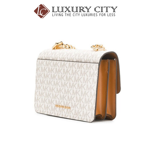 [Luxury City] Michael Kors Jade Extra-Small Logo Crossbody Bag Brown MichaelKors-32T9GJ4C0B