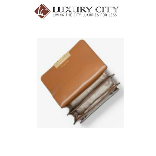 [Luxury City] Michael Kors Jade Extra-Small Logo Crossbody Bag Brown MichaelKors-32T9GJ4C0B