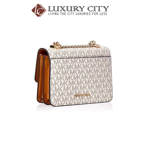[Luxury City] Michael Kors Jade Extra-Small Logo Crossbody Bag Brown MichaelKors-32T9GJ4C0B