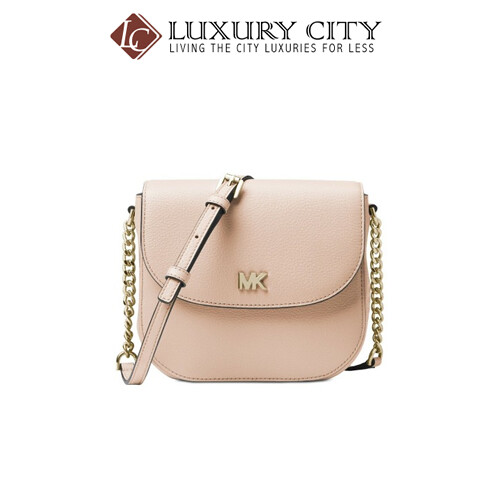 [Luxury City] Michael Kors Half Dome Crossbody Light Pink Michael Kors-32S8GF5C0L