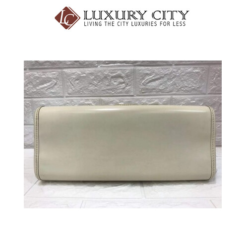 [Luxury City] Preloved Authentic Louis Vuitton EPI Madeleine PM Shoulder Bag White EPI Leather
