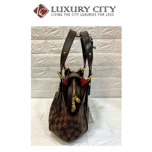 [Luxury City] Preloved Authentic Louis Vuitton Monogram Men Clutch Damier Ebene Handbag