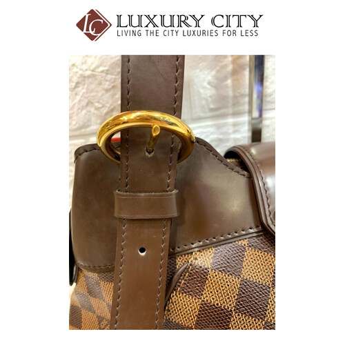 [Luxury City] Preloved Authentic Louis Vuitton Monogram Men Clutch Damier Ebene Handbag