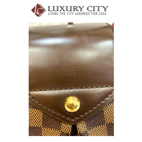 [Luxury City] Preloved Authentic Louis Vuitton Monogram Men Clutch Damier Ebene Handbag
