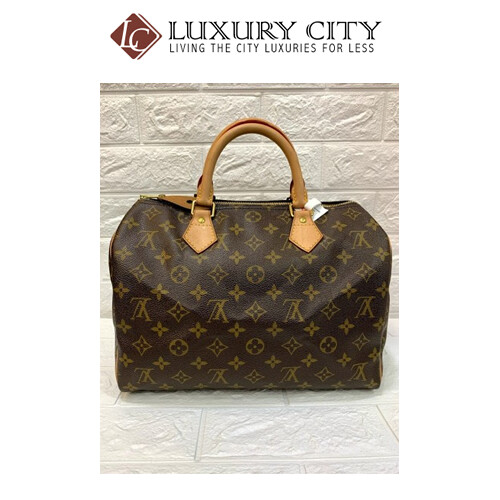 [Luxury City] Preloved Authentic Louis Vuitton Monogram Speedy 30 Handbag