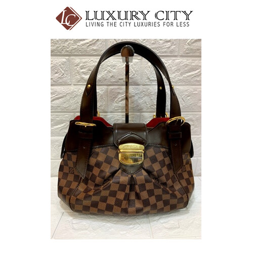 [Luxury City] Preloved Authentic Louis Vuitton Monogram Men Clutch Damier Ebene Handbag