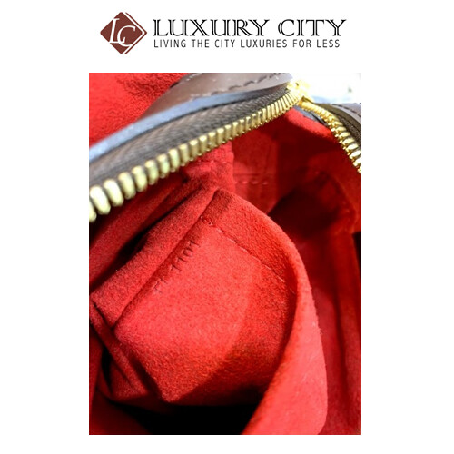 [Luxury City] Preloved Authentic Louis Vuitton Monogram Men Clutch Damier Ebene Handbag