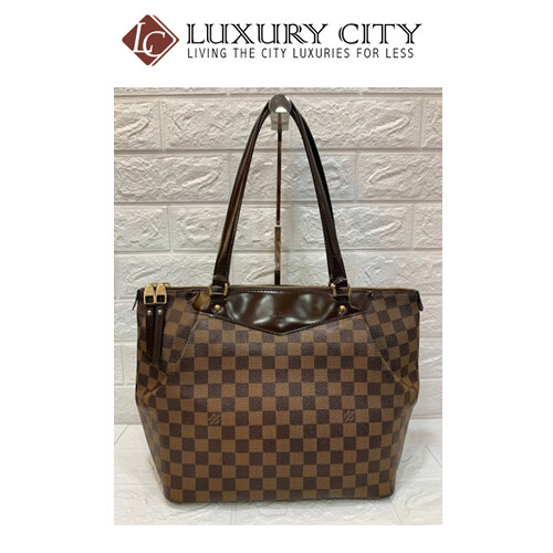 [Luxury City] Preloved Louis Vuitton Westminster Damier Ebene Brown Canvas Shoulder Bag
