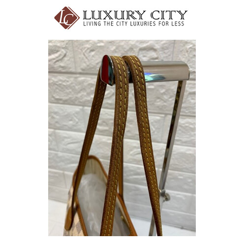 [Luxury City] Preloved Authentic Louis Vuitton Neverfull MM Damier Azur Tote Bag