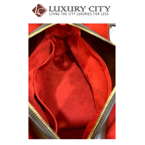 [Luxury City] Preloved Authentic Louis Vuitton Monogram Men Clutch Damier Ebene Handbag