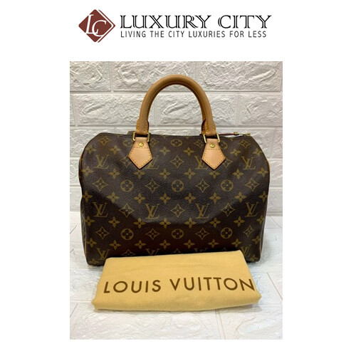 [Luxury City] Preloved Authentic Louis Vuitton Monogram Speedy 30 Handbag