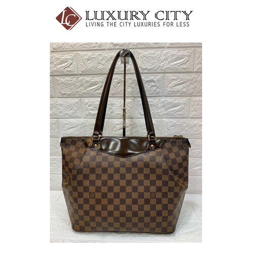 [Luxury City] Preloved Louis Vuitton Westminster Damier Ebene Brown Canvas Shoulder Bag