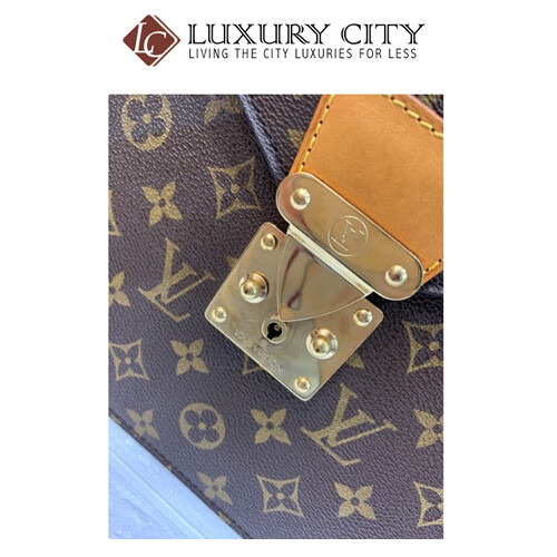 [Luxury City] Preloved Authentic Louis Vuitton Vintage Briefcase Advisor Monogram